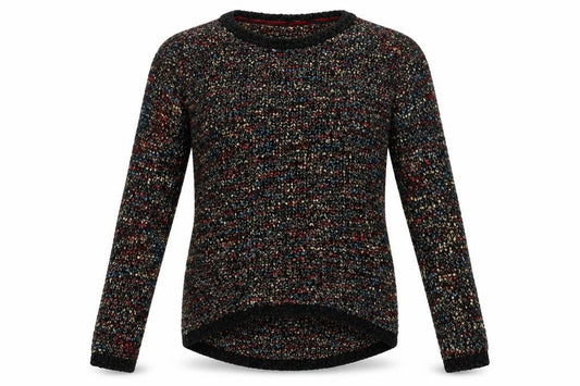Matalan Womens Multicoloured Crew Neck  Acrylic Pullover Jumper Size 10