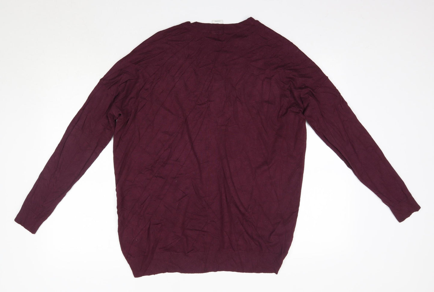 VERO MODA Womens Purple V-Neck  Viscose Cardigan Jumper Size XS