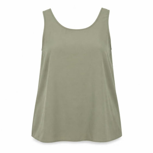 Atmosphere Womens Green  Polyester Basic Blouse Size 10 Round Neck