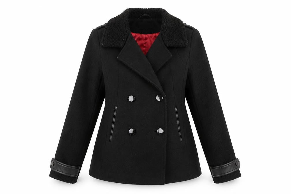 New Look Womens Black   Jacket Coat Size 10
