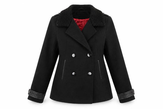 New Look Womens Black   Jacket Coat Size 10