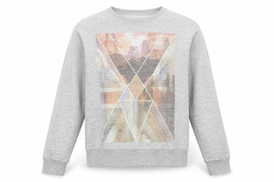 Cedar Wood State Mens Grey  Polyester Pullover Sweatshirt Size M