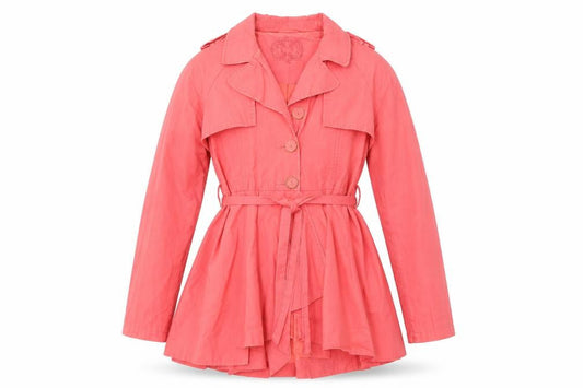 Red Herring Womens Pink   Overcoat Coat Size 12