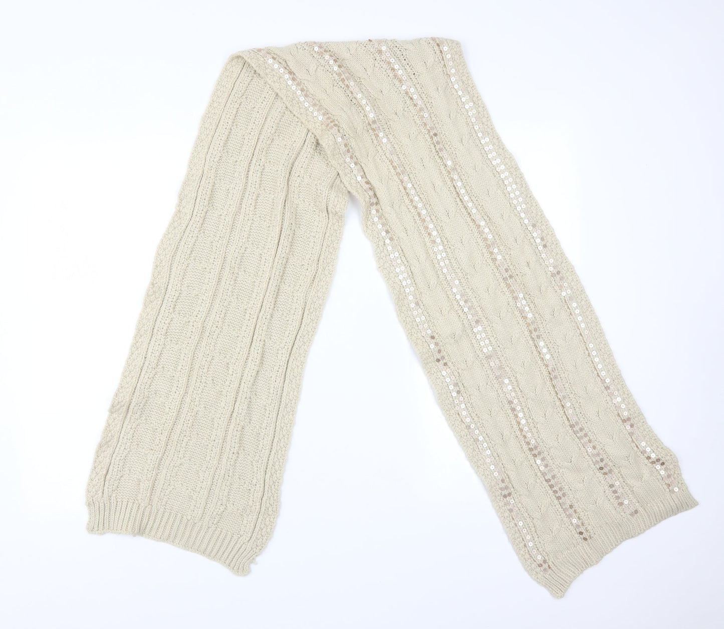ACCESSORIES Womens Beige  Acrylic  Scarf