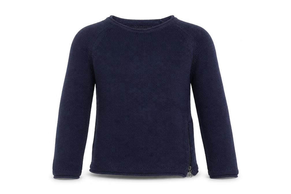 Primark Boys Blue Round Neck  Cotton Pullover Jumper Size 7-8 Years