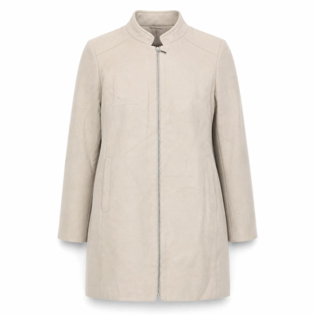 Marks & Spencer Womens Beige   Overcoat Jacket Size 16