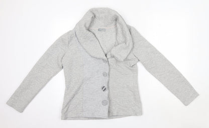 Preloved M&S Womens Grey   Jacket  Size M - Front