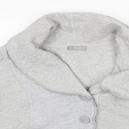 Preloved M&S Womens Grey   Jacket  Size M - Detail