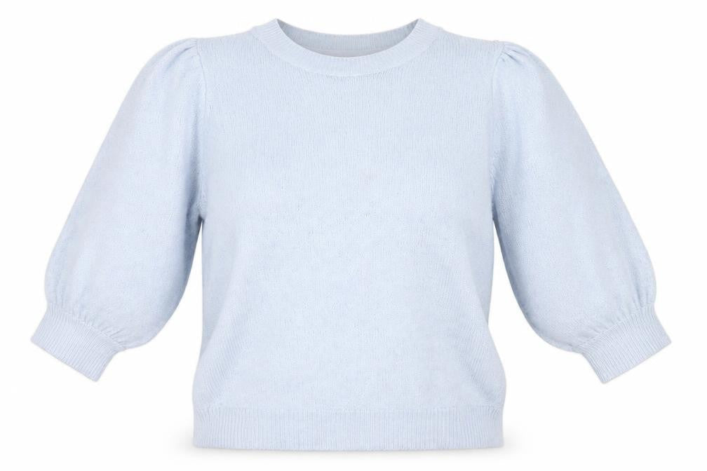 Matalan Womens Blue Round Neck  Acrylic Pullover Jumper Size M