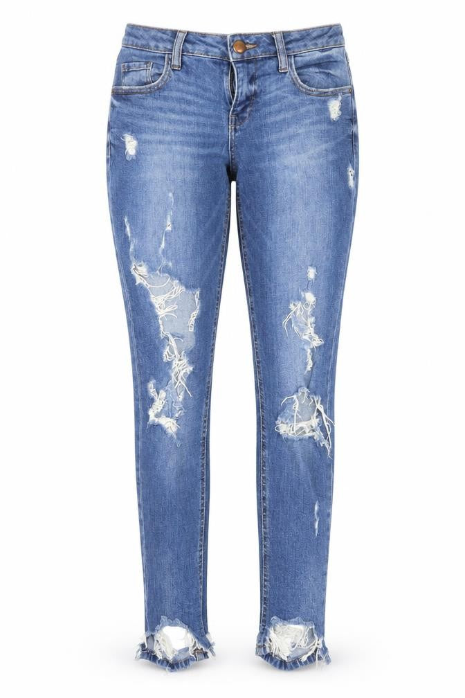 Denim Co Womens Blue  Cotton Skinny Jeans Size 8 L29 in Regular