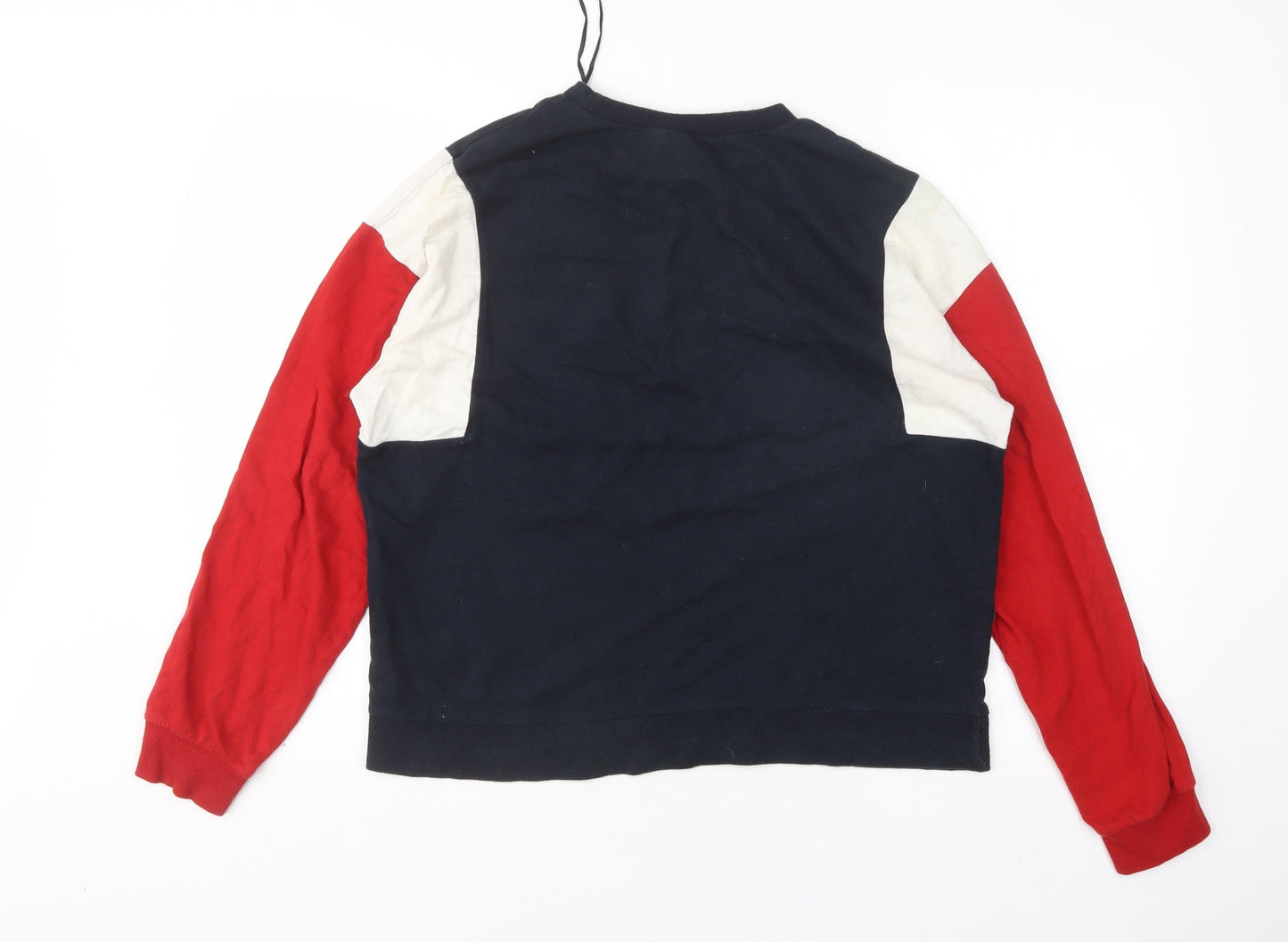 H&M Womens Multicoloured  Cotton Pullover Sweatshirt Size M
