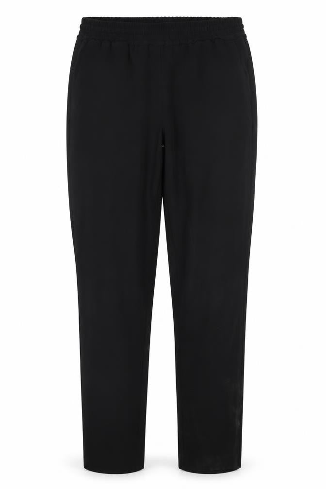 Nutmeg Womens Black  Polyester Trousers  Size 10 L29 in Regular
