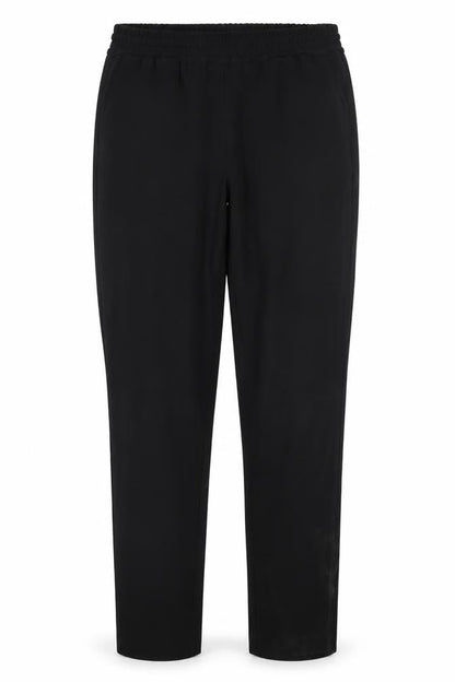 Nutmeg Womens Black  Polyester Trousers  Size 10 L29 in Regular
