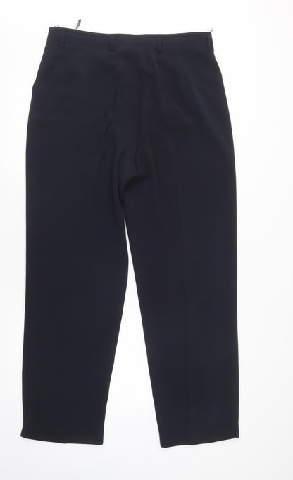 Preloved Gerry Weber Womens Blue  Polyester Trousers  Size 18 L31 in Regular - Back