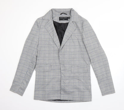 Covent Garden Womens Grey Houndstooth  Jacket Coat Size 10