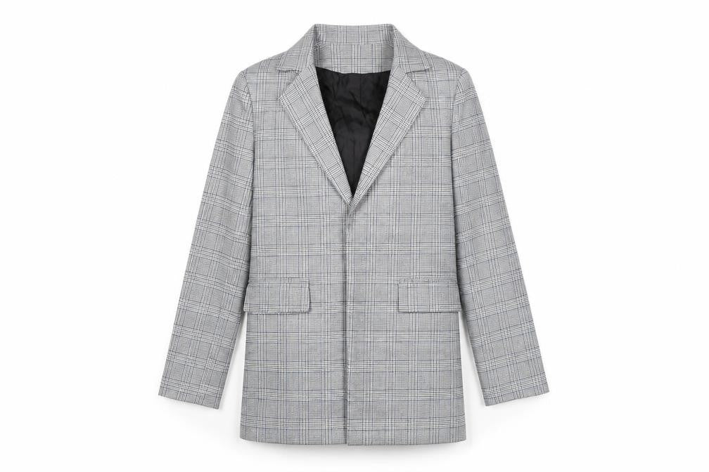 Covent Garden Womens Grey Houndstooth  Jacket Coat Size 10