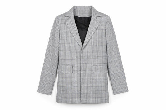 Covent Garden Womens Grey Houndstooth  Jacket Coat Size 10