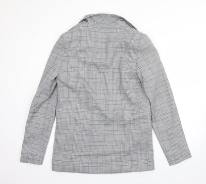 Covent Garden Womens Grey Houndstooth  Jacket Coat Size 10