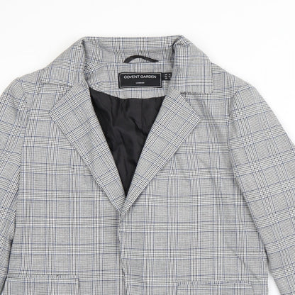 Covent Garden Womens Grey Houndstooth  Jacket Coat Size 10