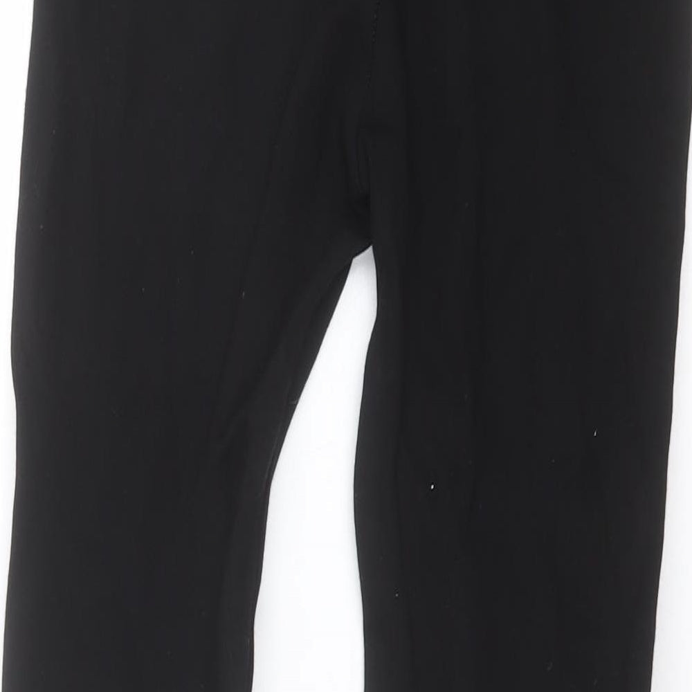 Zara Womens Black  Viscose  Leggings Size S L27 in