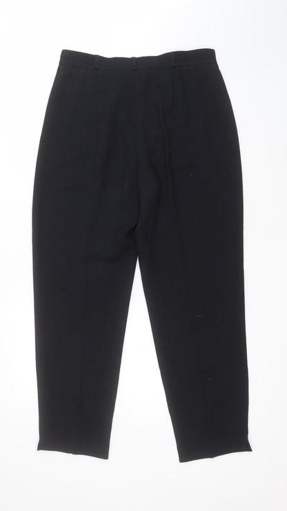 Preloved Gerry Weber Womens Black  Polyester Trousers  Size 14 L28 in Regular - Back