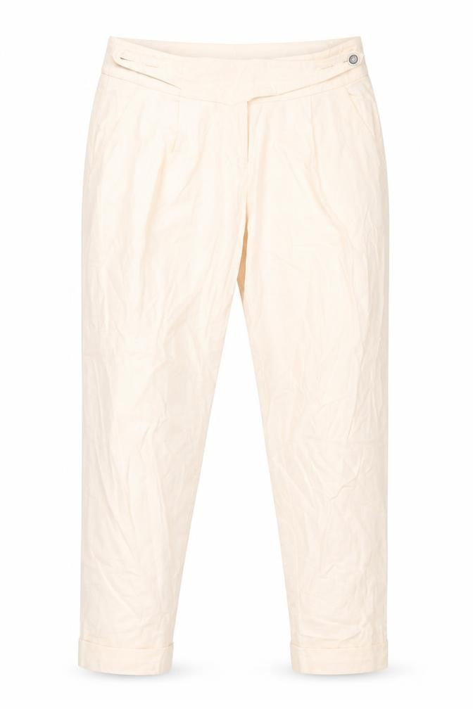 Topshop Womens Pink  Cotton Carrot Trousers Size 10 L27 in Regular