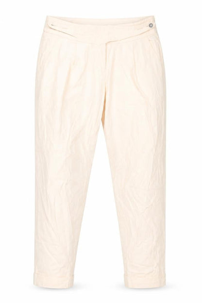 Topshop Womens Pink  Cotton Carrot Trousers Size 10 L27 in Regular