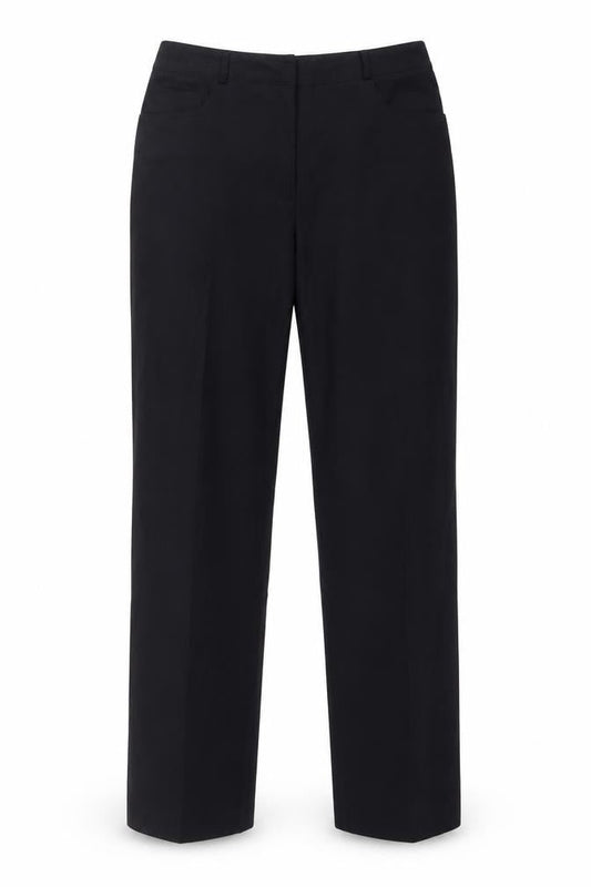 Casual Club Womens Black  Polyester Carrot Trousers Size 12 L30 in Regular