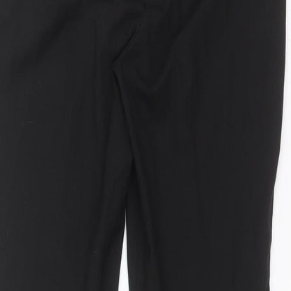 Next Womens Black  Polyester Carrot Trousers Size 12 L26 in Regular