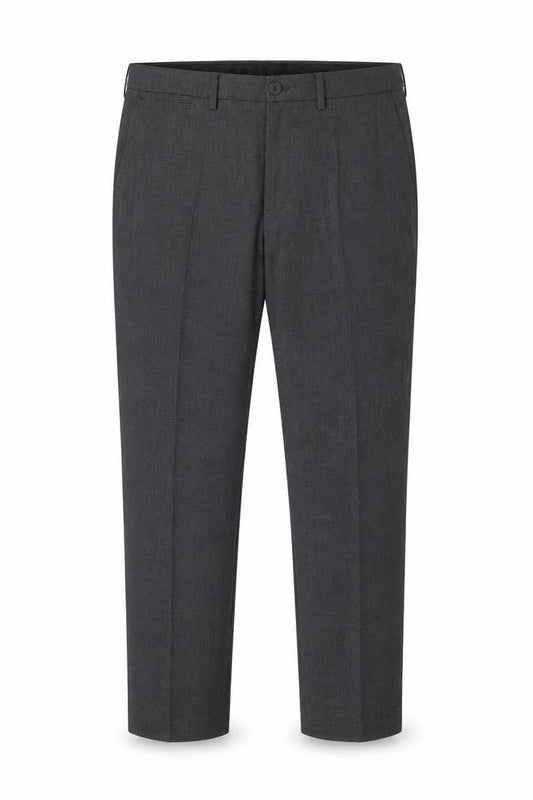 Cedarwood State Mens Grey Houndstooth Polyester Trousers Size 34 in L27 in Slim
