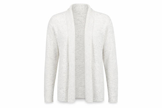F&F Womens Grey Round Neck  Polyester Cardigan Jumper Size L