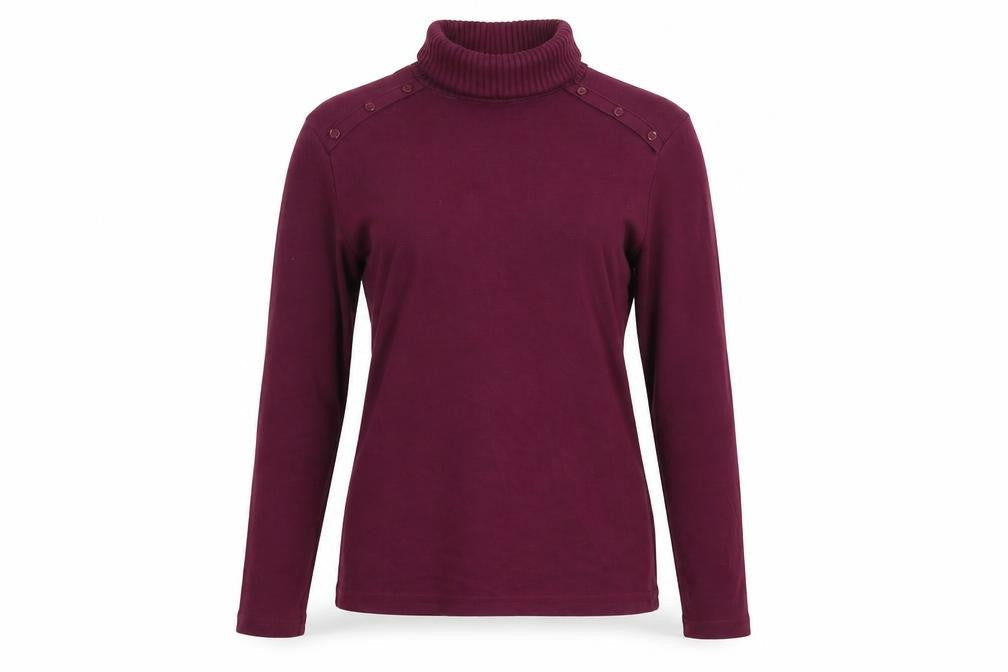 M & Co. Womens Purple  100% Cotton Pullover Sweatshirt Size XL
