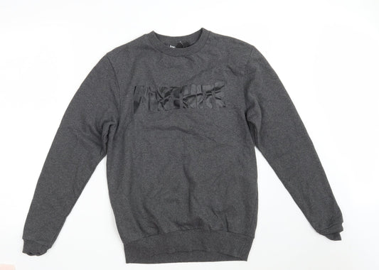Primark Mens Grey  Polyester Pullover Sweatshirt Size S   - Fortnite
