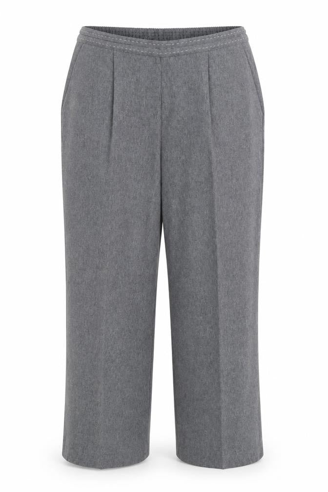 Bonmarché Womens Grey Polyester Dress Pants Trousers Size 14 L24 in Regular