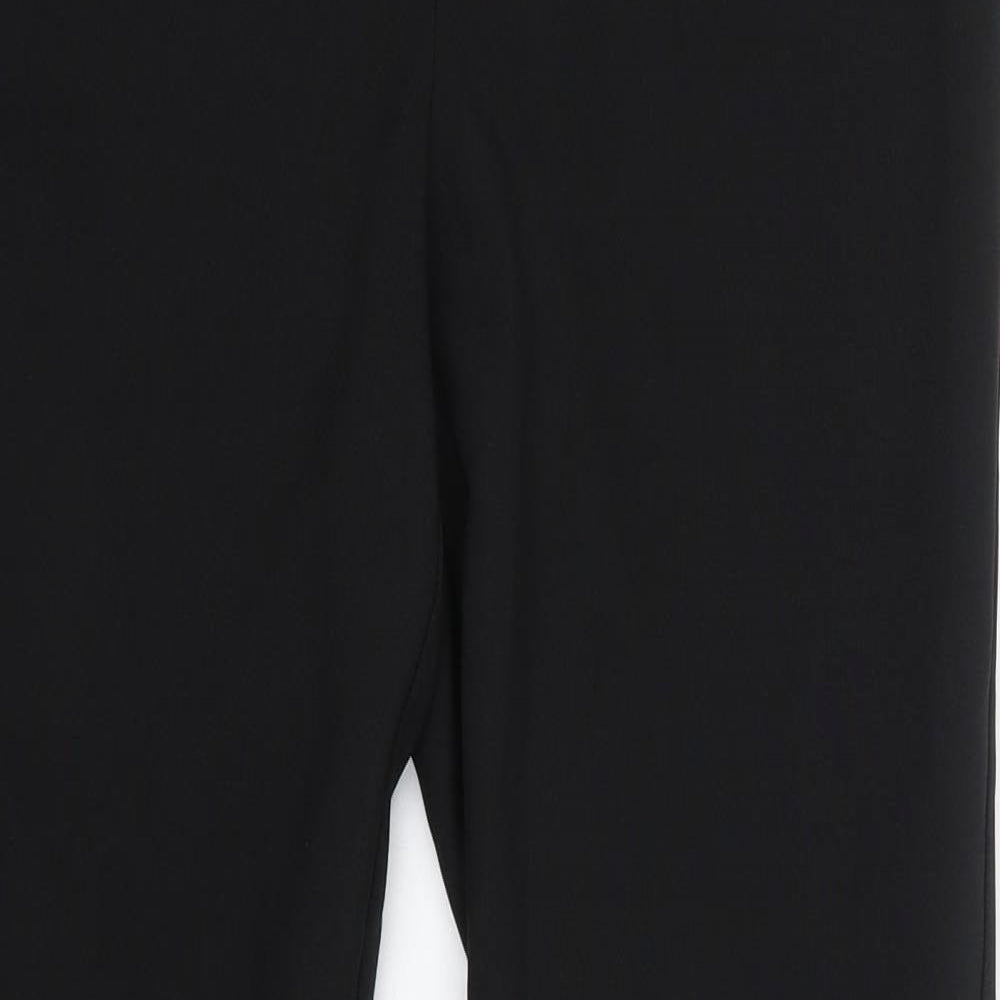 MK one Womens Black  Polyester Dress Pants Trousers Size 10 L28 in Regular