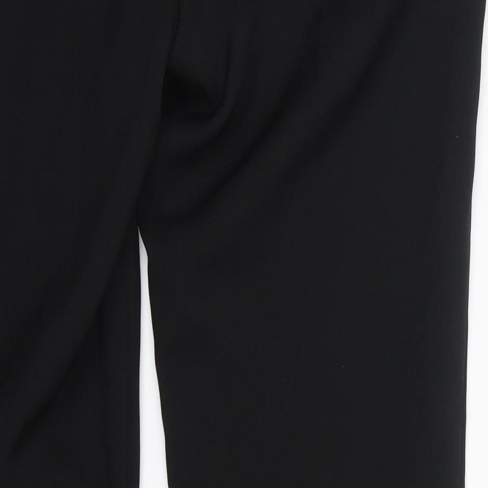 MK one Womens Black  Polyester Dress Pants Trousers Size 10 L28 in Regular