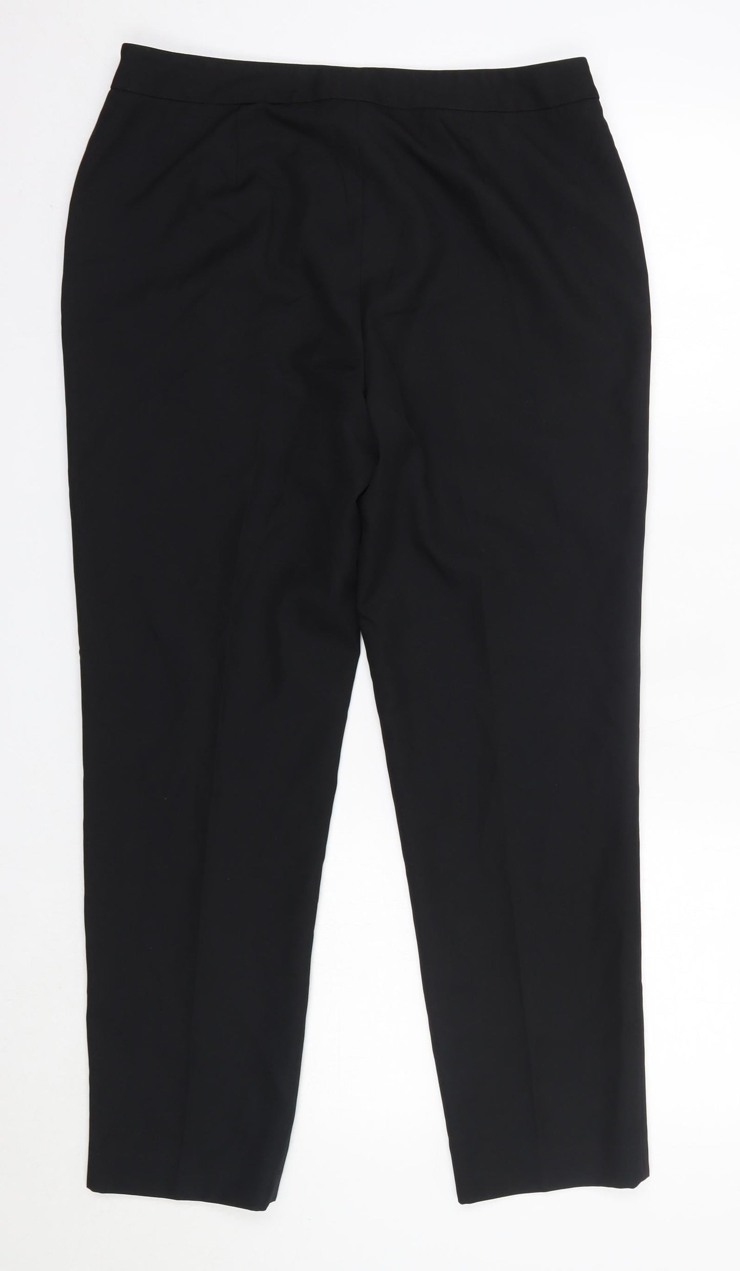 G2000 Woman Womens Black  Polyester Dress Pants Trousers Size 14 L27 in Regular