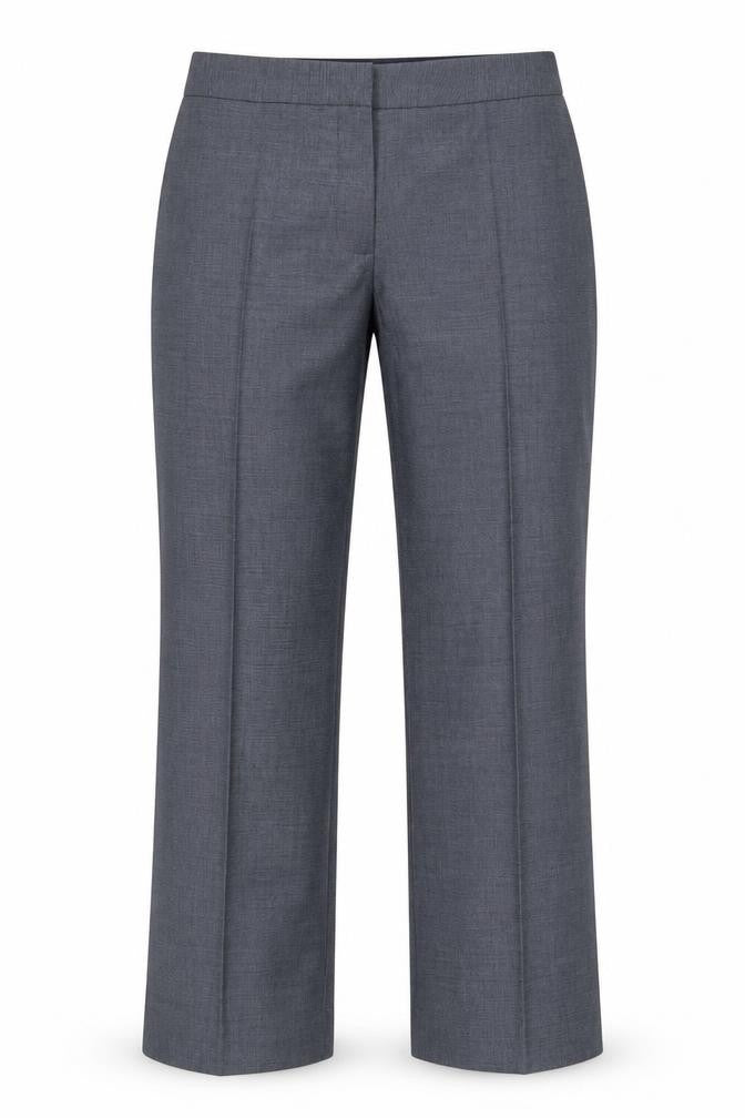 Marks & Spencer Womens Blue  Polyester Dress Pants Trousers Size 16 L27 in Regular  - Short