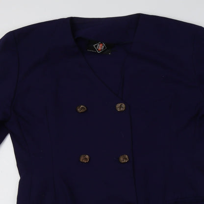 Preloved Ego Womens Purple   Jacket Blazer Size 10 - Detail
