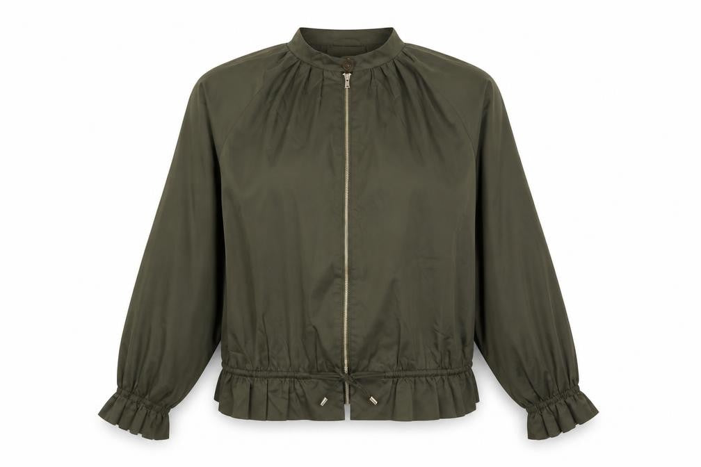H&M Womens Green   Jacket Coatigan Size 12