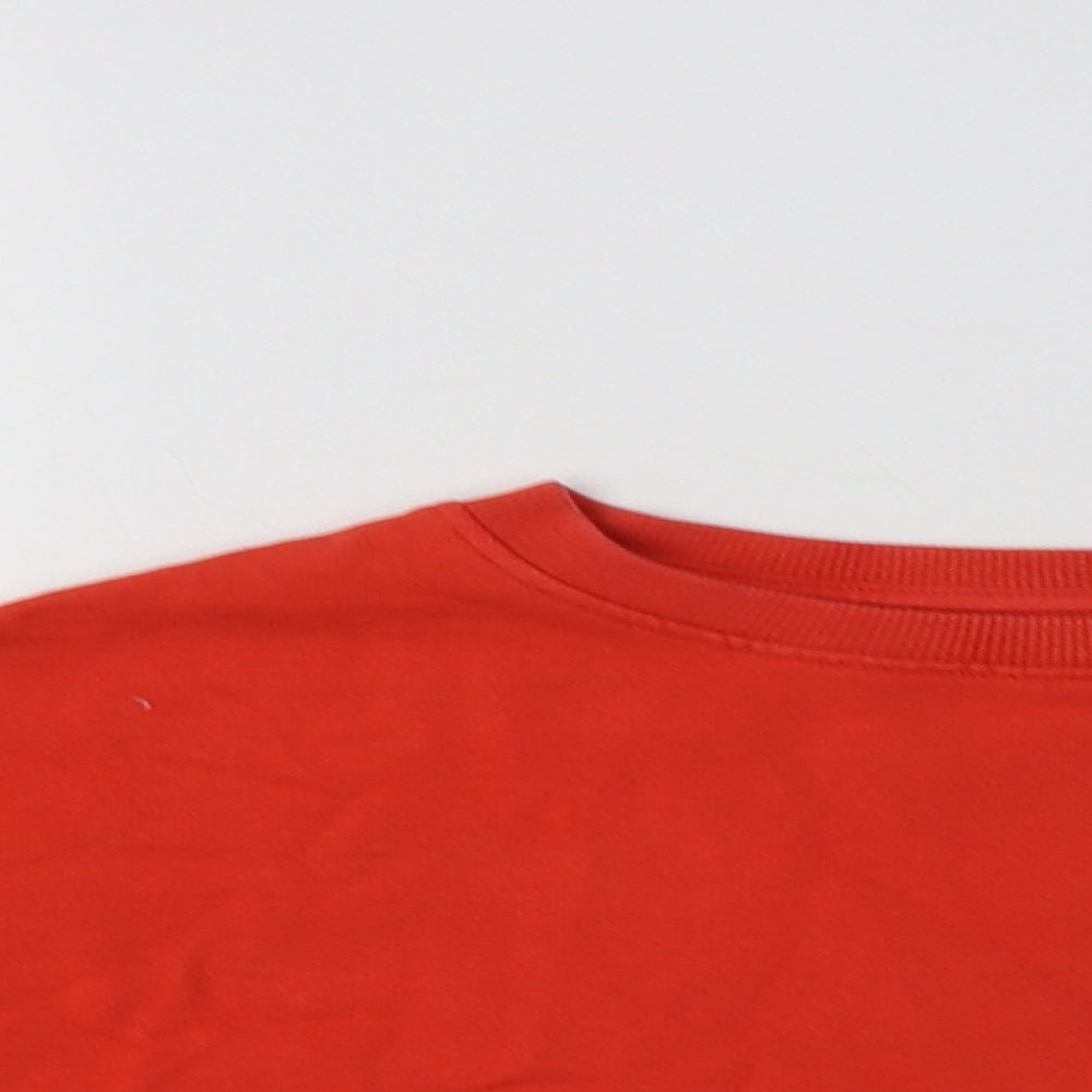 NEXT Girls Red  Polyester Pullover Sweatshirt Size 4 Years   - Star