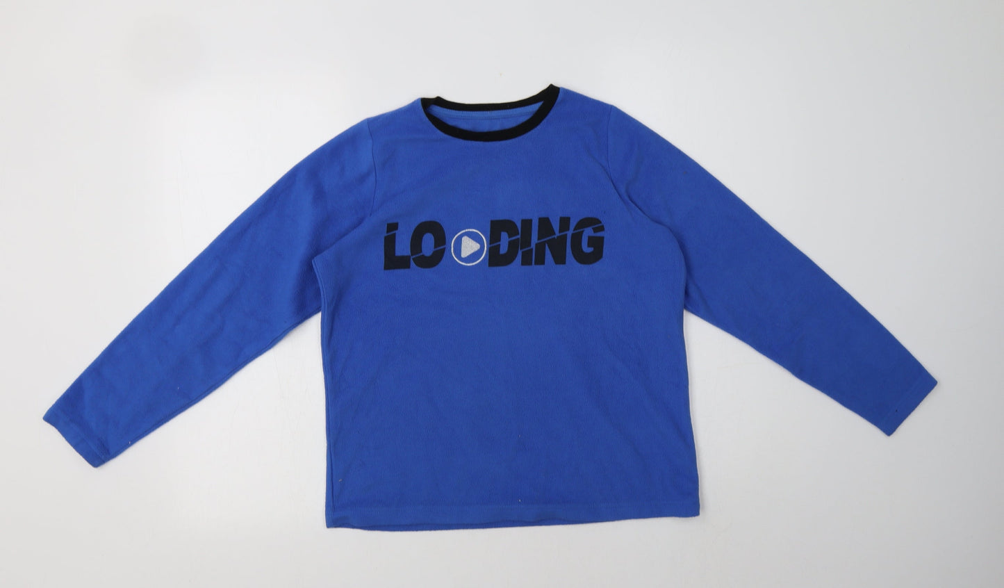 Matalan Boys Blue  Polyester Pullover Sweatshirt Size 13 Years