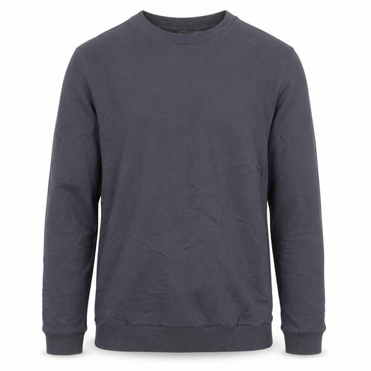 ASOS Mens Grey Round Neck  Cotton Pullover Jumper Size XS