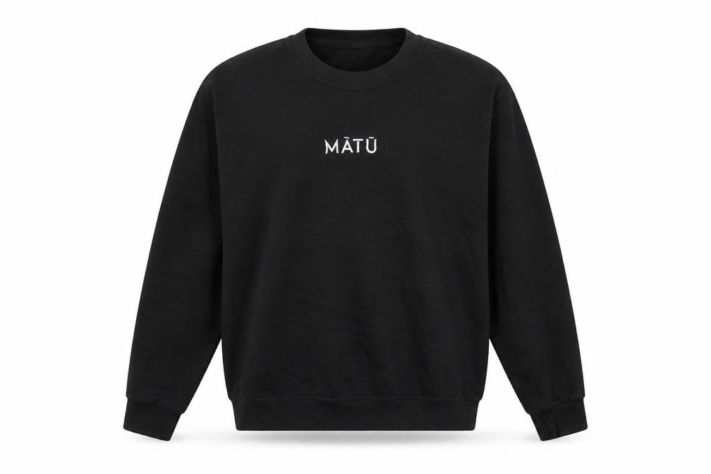 Uneek Mens Black Round Neck  Polyester Pullover Jumper Size S