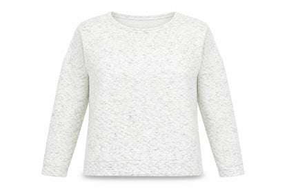 Select Womens White Round Neck  Polyester Pullover Jumper Size 18