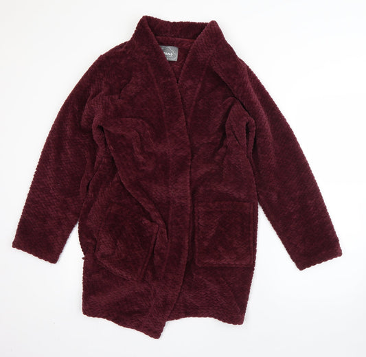 Nutmeg Girls Red  Polyester  Robe Size M
