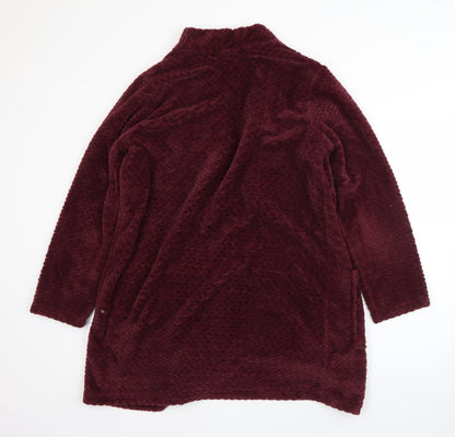 Preloved Nutmeg Girls Red  Polyester  Robe Size M - Back