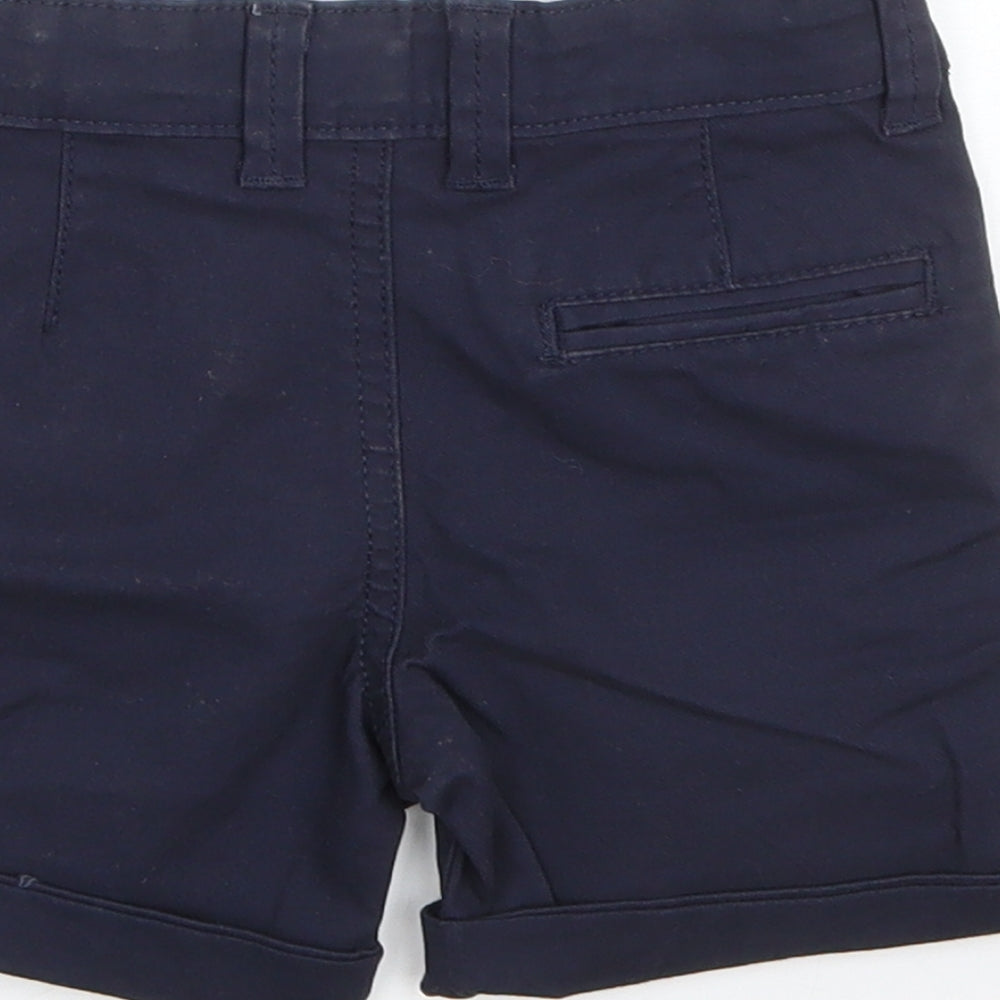 Denim Co Boys Blue  Cotton Cargo Trousers Size 18-24 Months