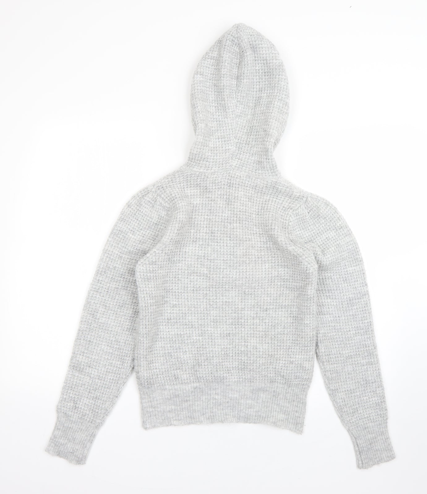 Primark Womens Grey  Polyester Pullover Hoodie Size S