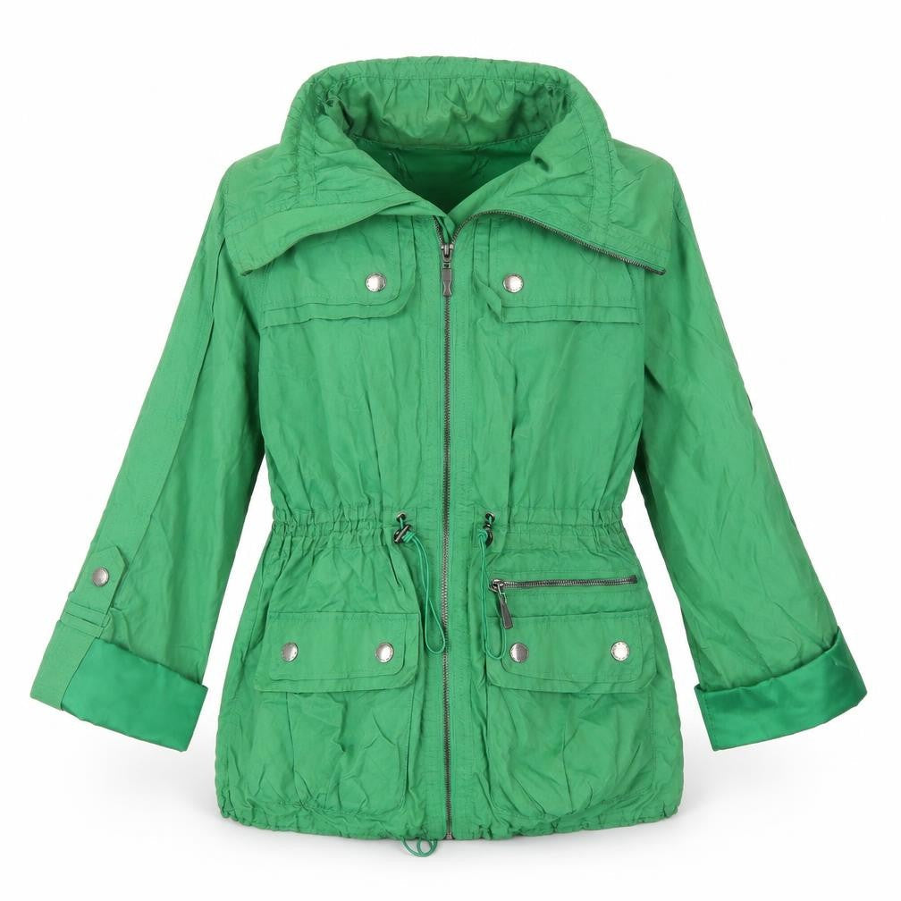 RJR.John Rocha Womens Green   Overcoat Coat Size 8